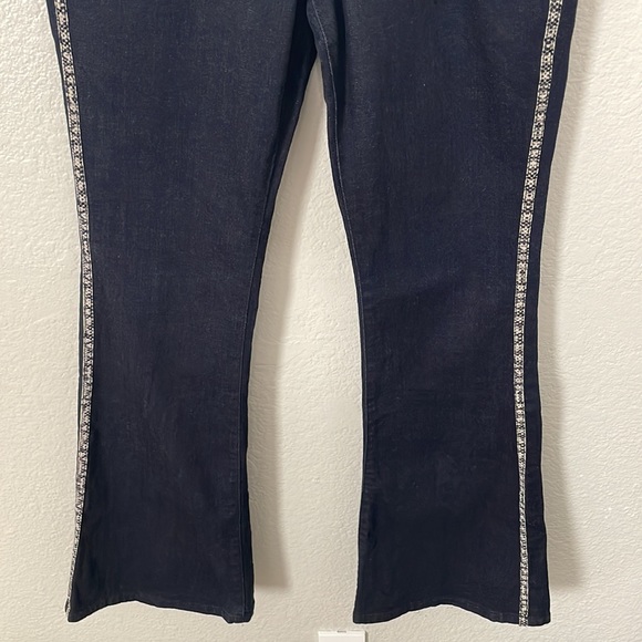 ELLA MOSS Snakeskin Detail Denim Jeans | Size 8 - Picture 5 of 11